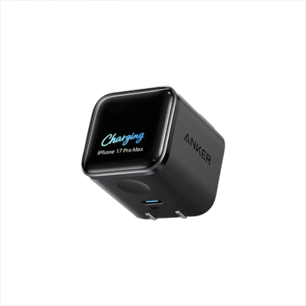Anker Nano Charger (45W, Smart Display, 180° Foldable) – A121D