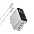 Anker 100W 3-Port Charger with Smart Display – B121B