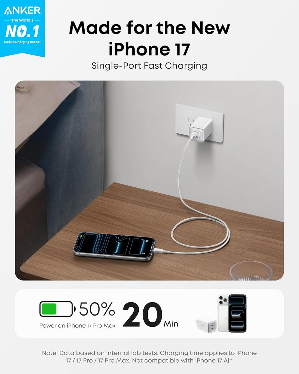 Anker 523 Charger (Nano 3, 47W) – A2039