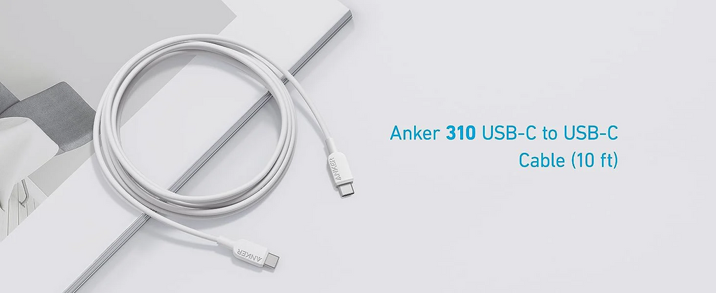 Anker 310 60w USB-C to USB-C Cable 0.9m - A81E1