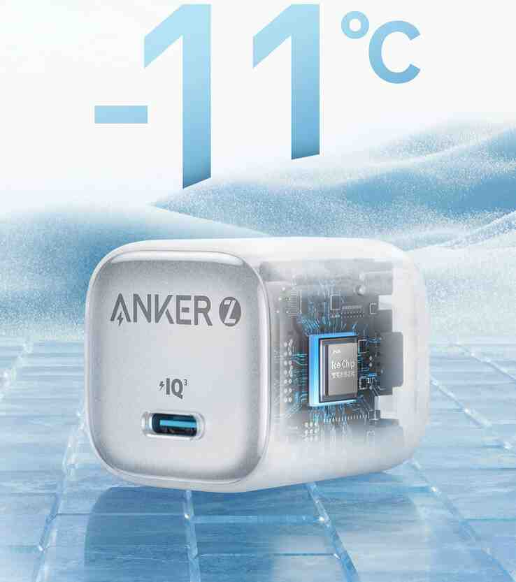 Anker Zolo 30W Compact USB-C GaN Charger A2698 | Mini PD 3.0 Fast Wall Charger